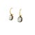 3.00 Carats Old Mine Cut Diamond Drop Hoop Earrings, Pair For Sale - Image 4 of 9