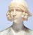 Michelotti, Female Bust, 20th Century, Marble For Sale - Image 4 of 10