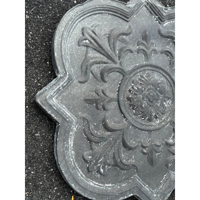 20th Century Zinc Ornamental Architectural / Garden Plaque For Sale - Image 6 of 10