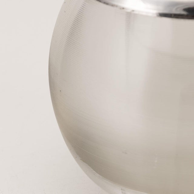 Silver 20th Century English Monumental Silver-Mounted Glass Match Striker, 1938 For Sale - Image 8 of 10