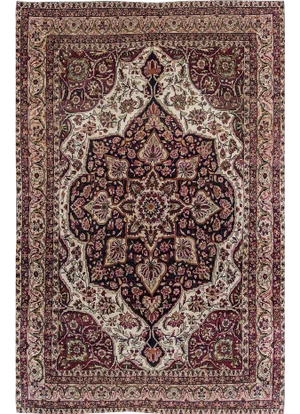 20th Century Antique Kerman Wool Rug