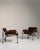 Mid-Century Modern 1980-1989 Czech Republic Deep Espresso Brown Pair Of Chrome-Frame Lounge Chairs For Sale - Image 3 of 11