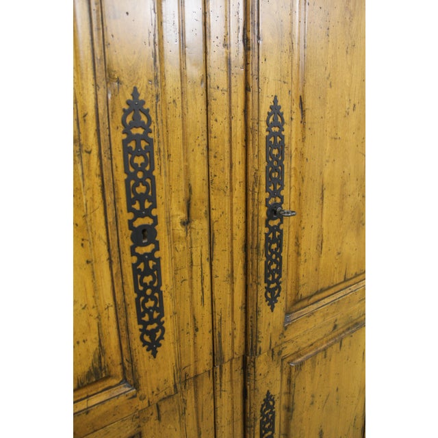 Guy Chaddock Country French Distressed Tv Armoire Chairish