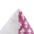 Pink and White Handmade Floral Decorative Pillow Cover 16x16 Inch- Pinkcity Jaal For Sale - Image 4 of 5