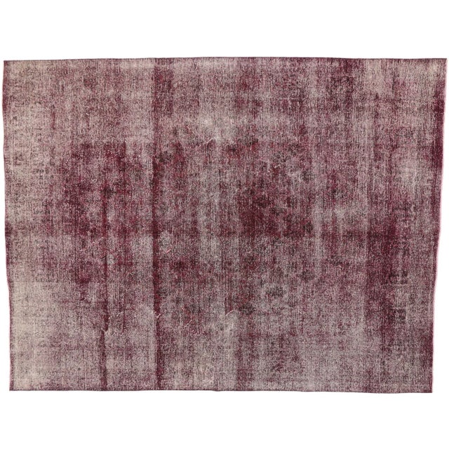 Vintage Turkish Rug With Industrial Luxe Style - 10'00 X 13'00 For Sale In Dallas - Image 6 of 7