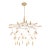 Patrick Townsend Orbit Chandelier — 42" Matte White For Sale