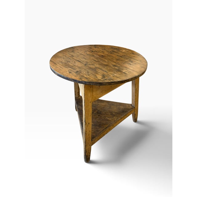 Antique 18th C English Country Cricket Side Table.