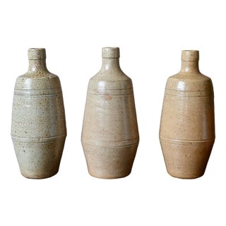 Vases in Sandstone, Set of 3 For Sale