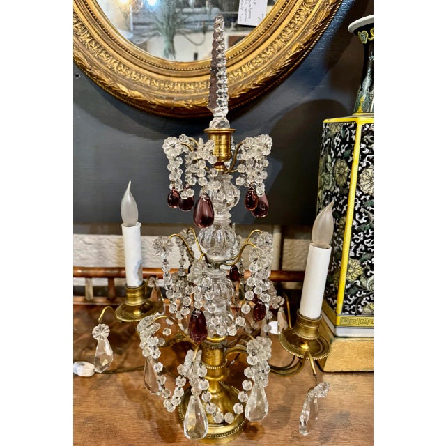 Early 20th Century Pair French Bagues-Style Girandoles For Sale - Image 5 of 13