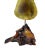 Add a vintage touch with his hand-made torch-cut brass owl with spectacles on a wood base in the style of Curtis Jere. In...