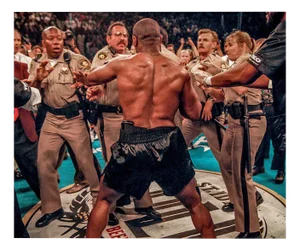 Michael Brennan, Mike Tyson After the Holyfield vs. Tyson Match, 1997, Photographic Print