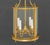 Brass Regency Style Gilt Brass Hanging Lanterns, Pair For Sale - Image 8 of 16