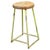 Industrial Stool with Pine Seat, Czech, 1940s For Sale - Image 11 of 11