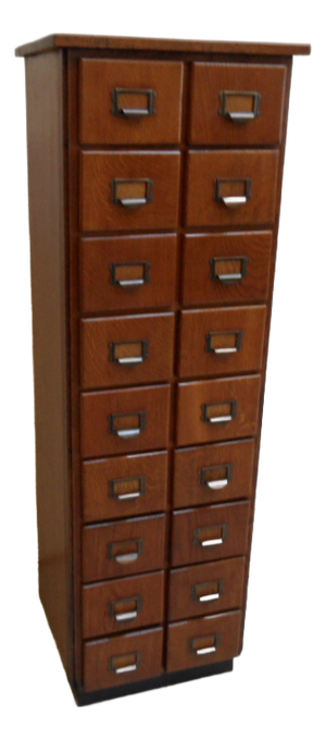 Antique Dutch Apothecary Cabinet in Oak, 1890s