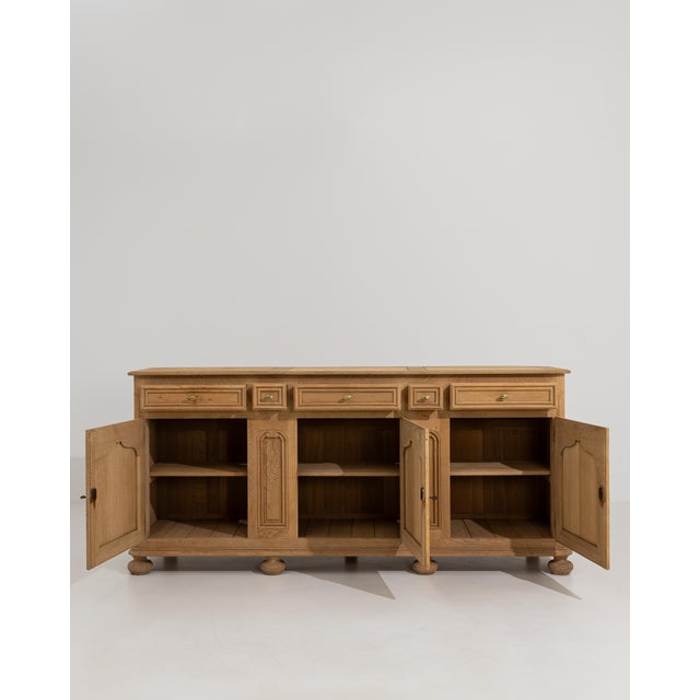 Oak Louis XIV Buffet For Sale In Greensboro - Image 6 of 9
