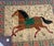 Vintage Hand Embroidered Horse Textile Wall Hanging, 1980s For Sale - Image 3 of 5