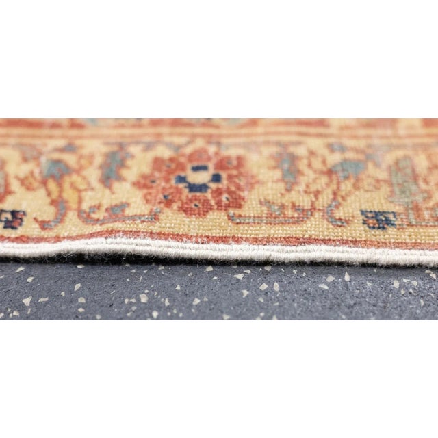 Antique Lavar Kerman Rug 7' x 7'8'' For Sale - Image 10 of 12