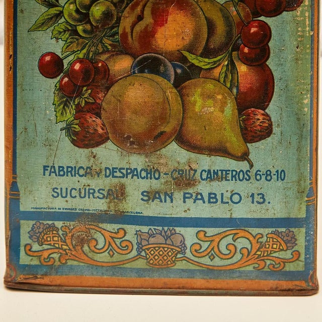 Metal Candy Box from Mauri, Barcelona, Spain, 1920s For Sale - Image 13 of 17