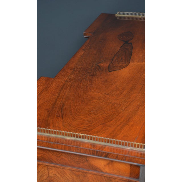 Brown George IV Bookcase Cabinet, 1830 For Sale - Image 8 of 18