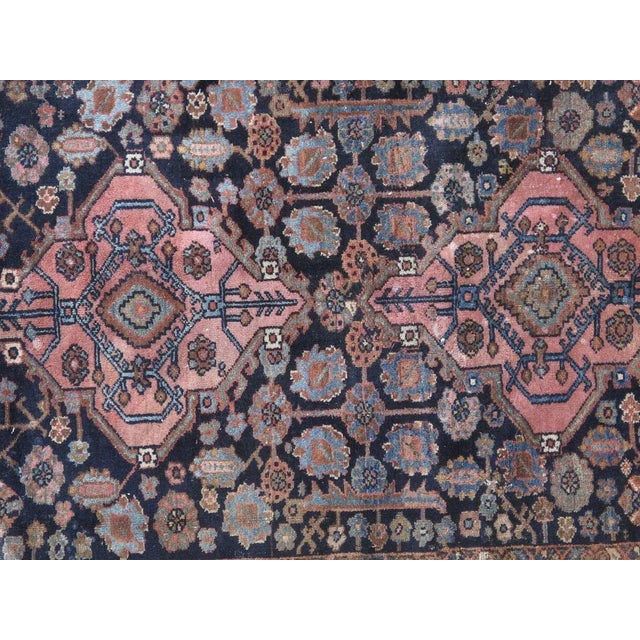 Persian 1900's Antique Persian Lillihan, 4'2" X 6'4" For Sale - Image 3 of 6