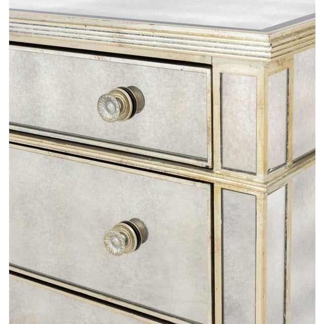 Mid 20th Century Art Deco Style Mirrored Chest of Drawers For Sale - Image 5 of 7