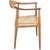 Hans wegner the chair jh501 with a frame of oak and back and seat of wicker. The chair is from the 1960s but was later...