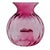 Traditional Vintage Pilgrim Optic Plum Candle Vase - Upside Down Design - 5.5" Hand Blown For Sale - Image 3 of 7