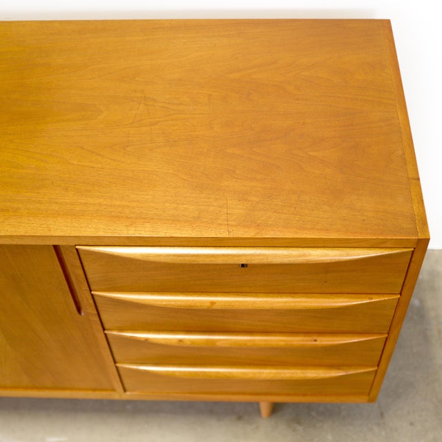 1950s Deutsche Werkstätten Hellerau Oak Sideboard Designed by Franz Ehrlich For Sale - Image 17 of 17