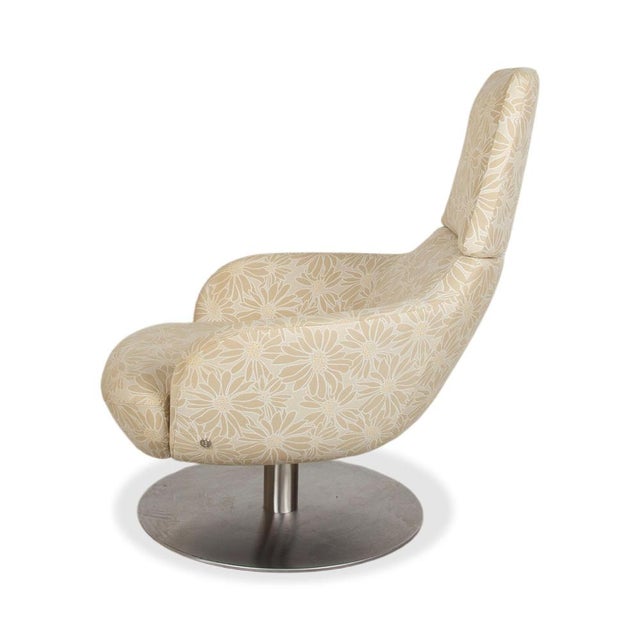 Beige Fabric Armchair from Natuzzi For Sale - Image 15 of 17