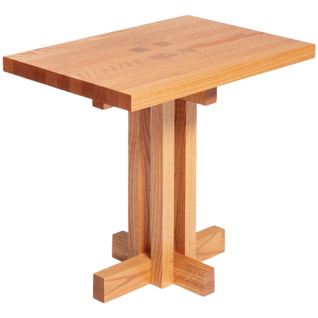Ray Kappe RK12 Side Table in Red Oak by Original in Berlin, Germany, 2020 For Sale