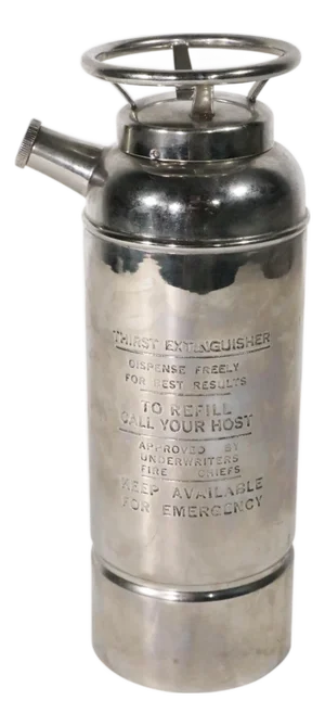 Art Deco Style Thirst Extinguisher Cocktail Shaker Am 2001