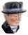 Woods of Burslem Sir Winston Churchill Hand Painted Staffordshire Toby Jug For Sale