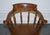 Edwardian Elm Bow Back Smokers Captains Chair, 1900s For Sale - Image 11 of 18