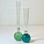 Mid 20th Century Mid-Century Italian Boho Chic Hollywood Regency Controlled Bubble Bud Vases - Set of 2 For Sale - Image 5 of 7