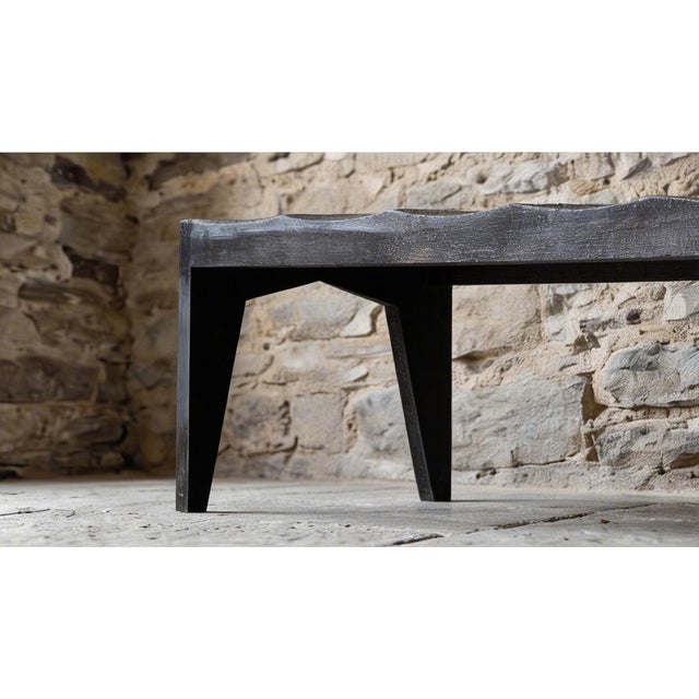 Contemporary Waves Three-Seater Bench by Marc Geneix For Sale - Image 3 of 8