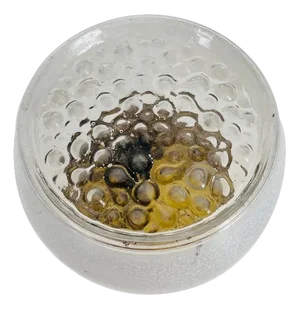 Mid-Century Modern Bubble Glass Flush Mount attributed to VEB, East Germany, 1960s
