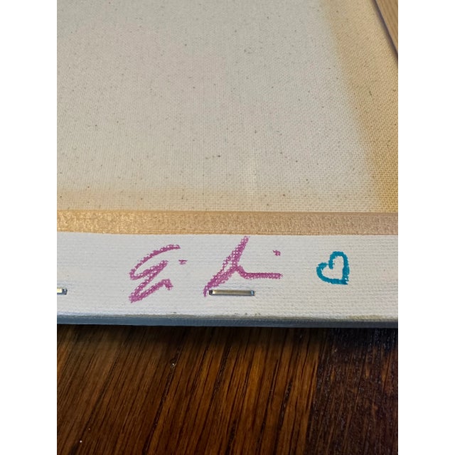 Abstract Erin Simon "Pivot" Original Abstract Acrylic Painting on Canvas For Sale - Image 3 of 4