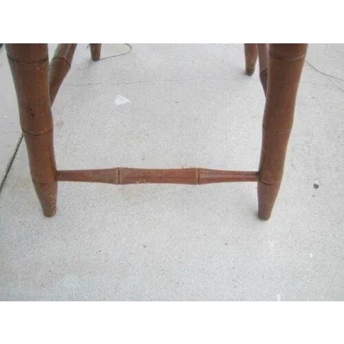 Wood 1960s Vintage Wood Spindle Back Ethan Allen Dining Side Chair For Sale - Image 7 of 12