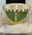 Mid 20th Century Large Scale Vintage Italian Majolica Openwork Bowl / Basket Centerpiece For Sale - Image 5 of 15