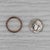 2010s 0.85ctw Black Diamond Eternity Band 18k Rose Gold Stackable Wedding Ring Sz 5.5 For Sale - Image 5 of 8