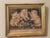 A charming antique Currier & Ives print titled “My Three White Kitties,” depicting three fluffy white kittens playfully...