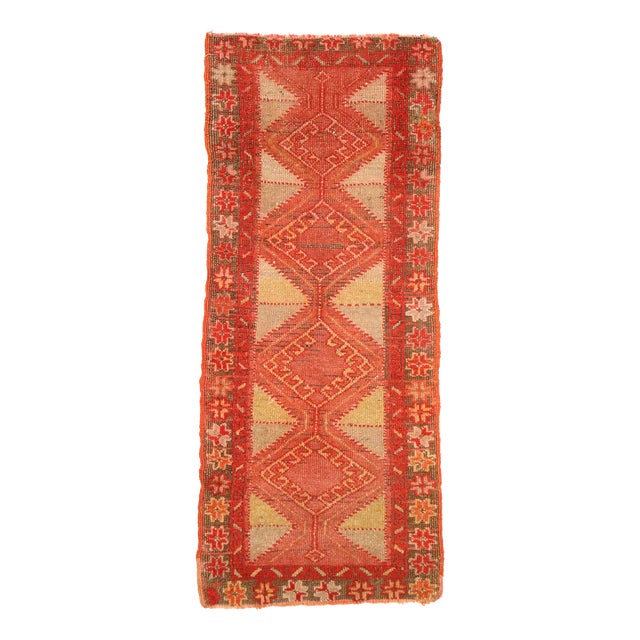 Vintage Turkish Yastik Rug - 01'05 X 03'03 For Sale