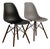 Eames Dowel-Leg Molded Plastic Side Chairs for Herman Miller, 2015, Pair For Sale