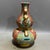 Famille Rose Gilded Double Gourd Vase With Ruyi Handles, Chinoiserie Decor Vessel For Sale In New York - Image 6 of 8
