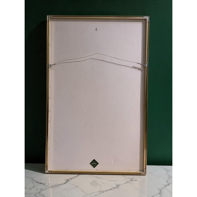 Vintage Peter Kitchell “Human Limits” Abstract Triptych – Set of 3 Framed Art Prints, 1985 For Sale - Image 4 of 14