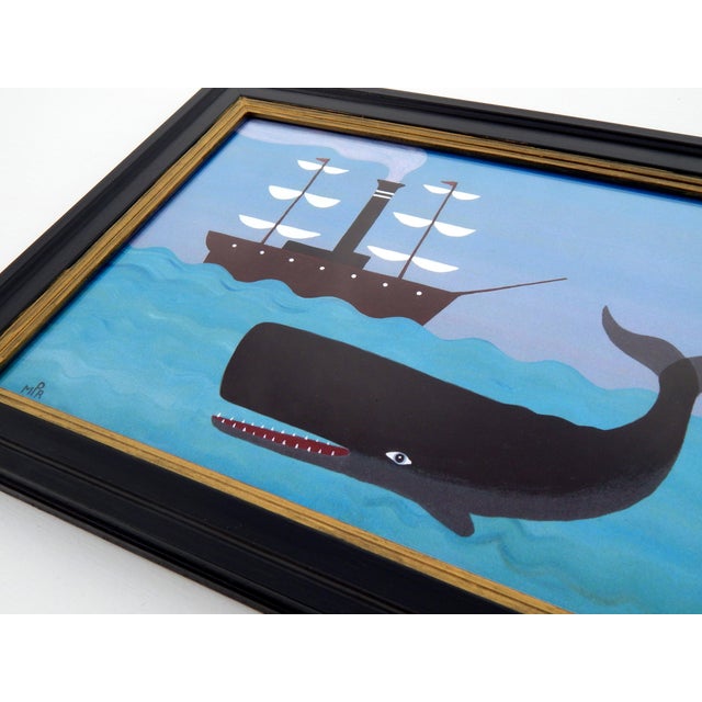 Matt Rix, Naive Style Maritime Sperm, 2000s, Print, Framed For Sale - Image 4 of 11