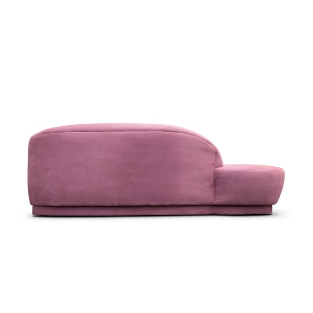 Purple Vintage Postmodern "Cloud" Sofa by Vladimir Kagan For Sale - Image 8 of 8