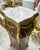 Rococo Style Pedestal Column With Elegant White Marble Top For Sale - Image 11 of 13