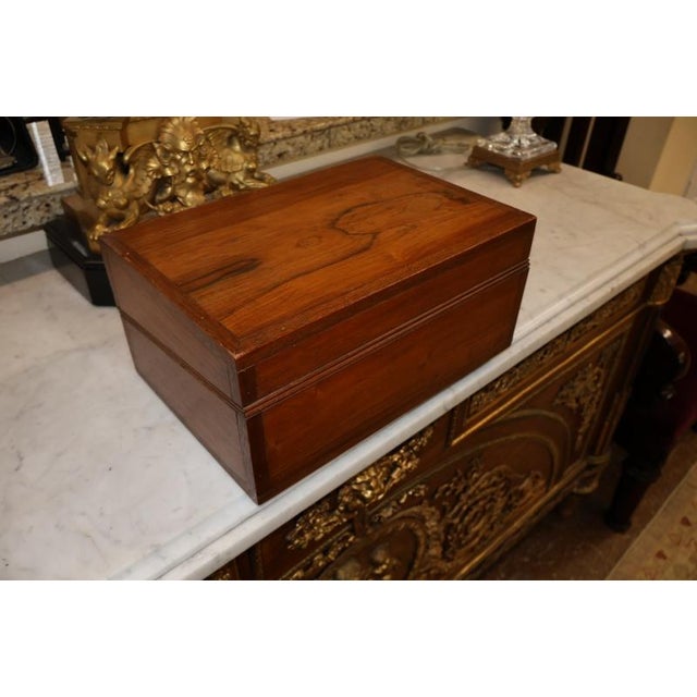 Traditional 19th Century English Regency Style Rosewood Lap Desk For Sale - Image 3 of 10