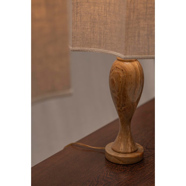 Textile Large Italian Onyx Table Lamps, 1970s, Set of 2 For Sale - Image 7 of 15